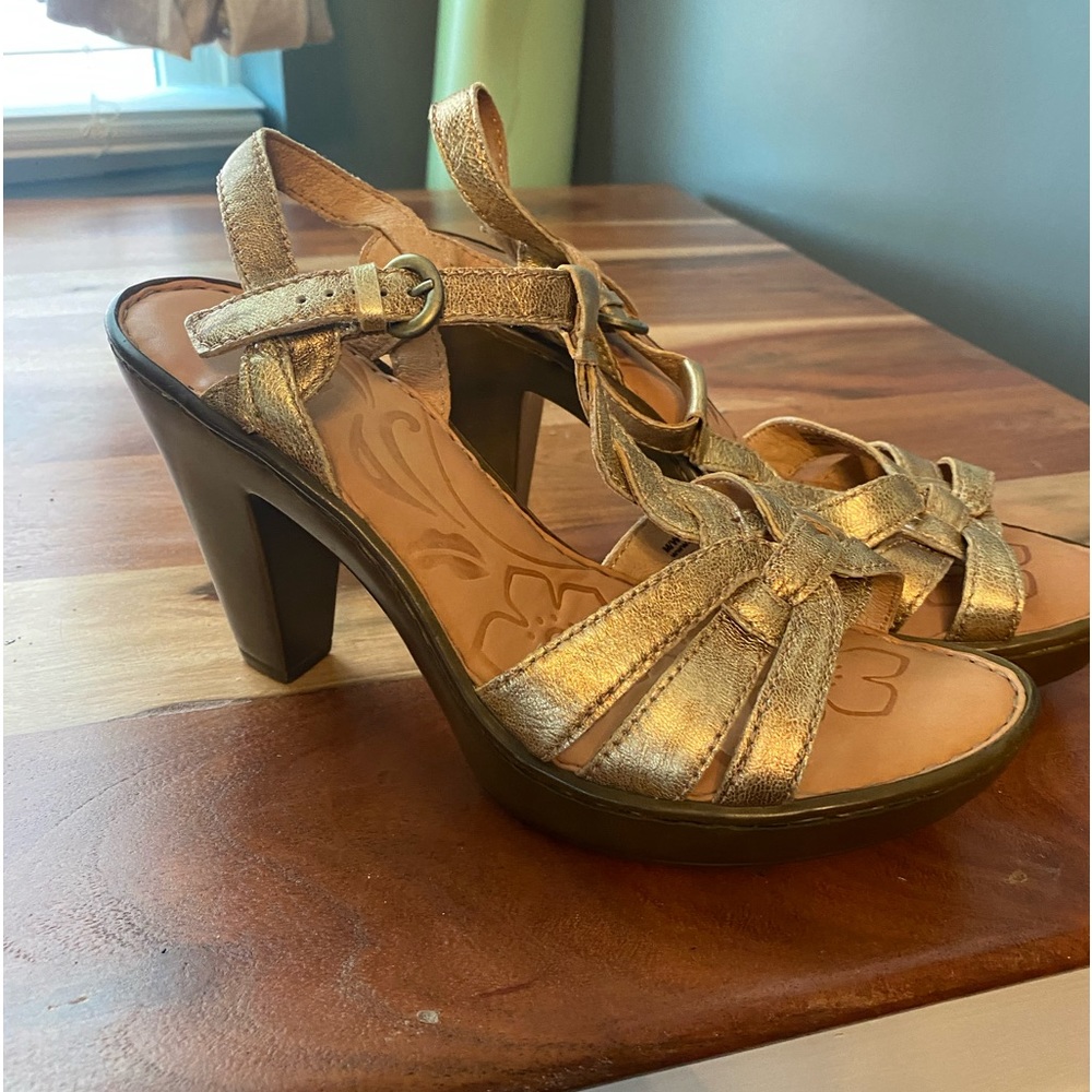 Gold Born Heels